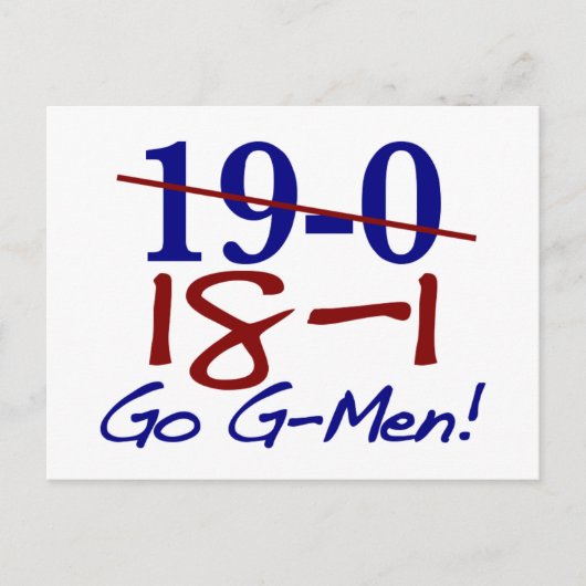 18-1 Go G-Mannen Briefkaart (Voorkant)