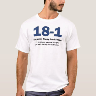 18-1 grappig t-shirt