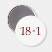 18-1 MAGNEET (Voorkant / Achterkant)