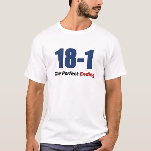 18-1 perfecte afsluiting t-shirt (Voorkant)