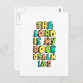 18:2-psalm briefkaart (Voorkant / Achterkant)