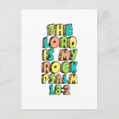 18:2-psalm briefkaart (Voorkant)