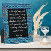 18:2-psalm fotoplaat (Zijkant)