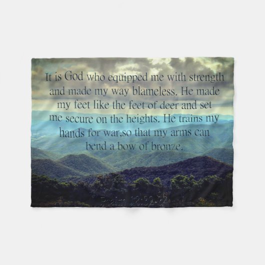 18:32-34 FLEECE DEKEN (Voorkant (Horizontaal))