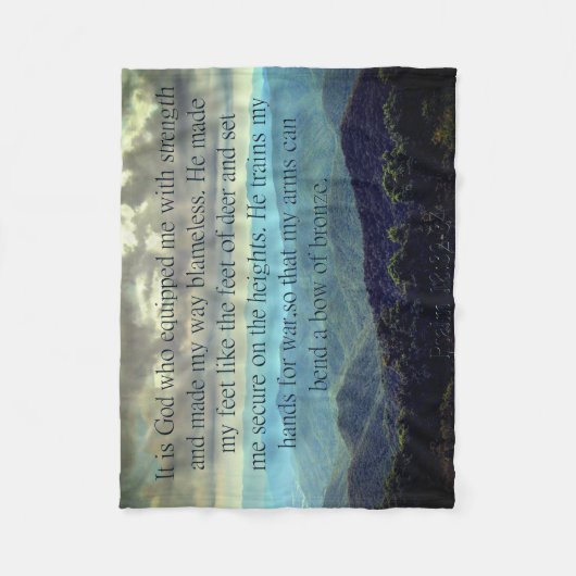 18:32-34 FLEECE DEKEN (Voorkant)