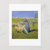 18.92 uur in de Alpen (olie op doek) Briefkaart (Voorkant)