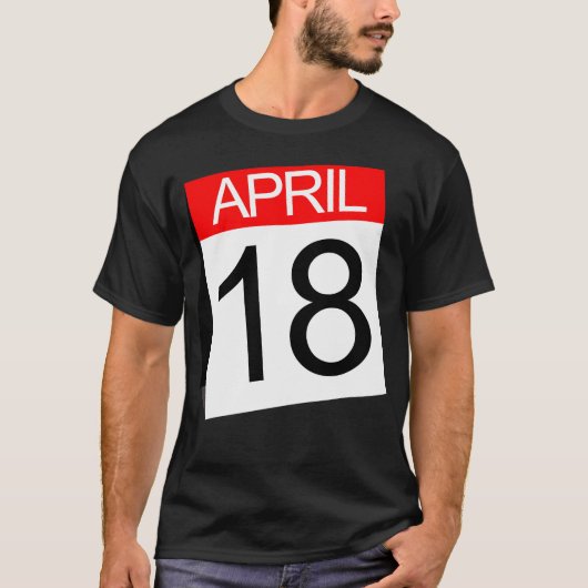 18 april t-shirt (Voorkant)
