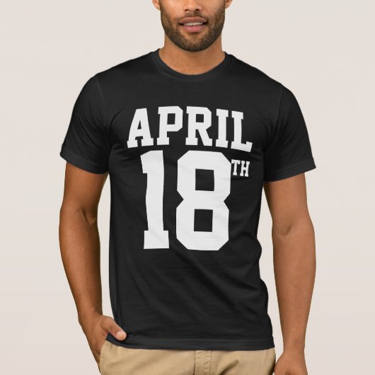 18 april t-shirt (Voorkant)