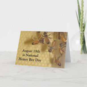18 augustus Nationale Kaart van de dag van de honi