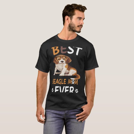 18 Beste Beagle-moeder ooit T-shirt (Voorkant volledig)