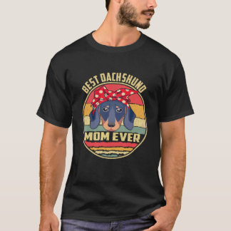 18 Beste Dachshund Moeder Ooit Vintage T-shirt