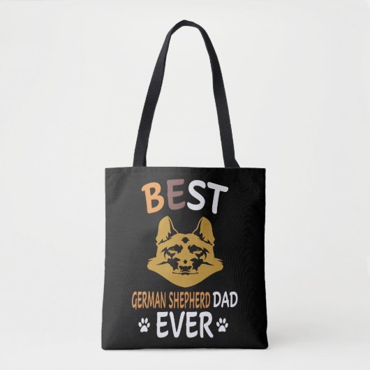 18 Beste Duitse herder papa ooit Tote Bag (Voorkant)