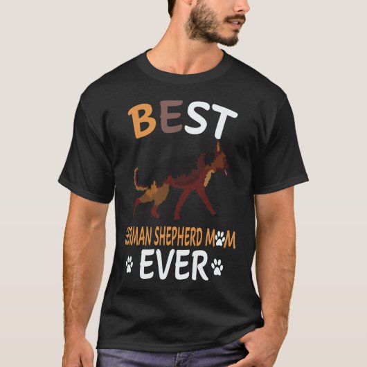 18 Beste Duitse Herdersmoeder Ooit Duitse Herder T-shirt (Voorkant)