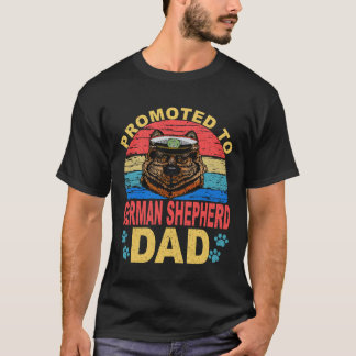 18 Bevorderd tot Duitse Herders Vader Duitse Herde T-shirt