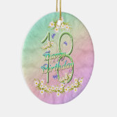 18 Birthday Rainbow Ornament (Rechts)