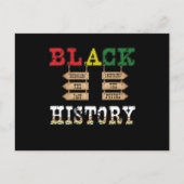 18 Black History Month African American Black Prid Uitnodiging Briefkaart (Voorkant)