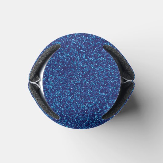 18 Blauw Glitter Print Glimmer Sparkles Blikjeskoeler (Bodem)