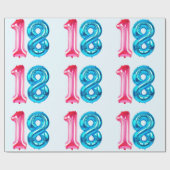 18 Blauw inpakpapier (Vlak)