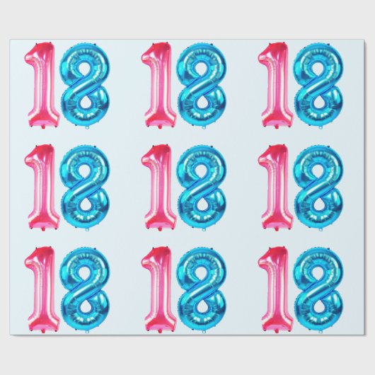 18 Blauw inpakpapier (Vlak)