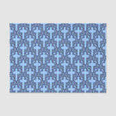 18 blauw-WEEFSELPAPIER Tissuepapier (Voorkant)