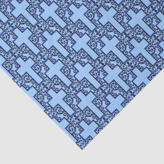 18 blauw-WEEFSELPAPIER Tissuepapier (Detail)