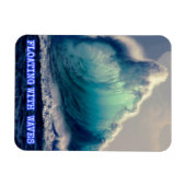 18.Blauwe oceaangolven, giften voor oceaanliefhebb Magneet (Horizontaal)