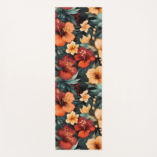 #18 Bloemen patroon Yogamat (Voorkant)