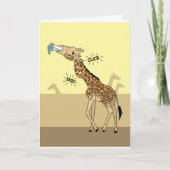 #18 de Giraffe wordt goed Kaart (Voorkant)