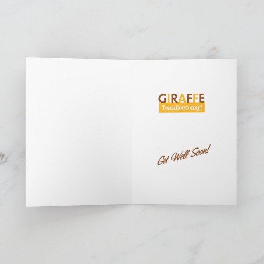 #18 de Giraffe wordt goed Kaart (Binnen)