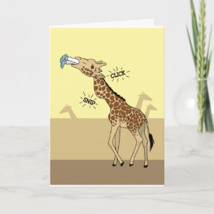 #18 de Giraffe wordt goed Kaart