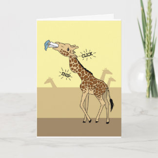 #18 de Giraffe wordt goed Kaart