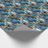 #18 Detroit Lion Football Speler Cadeaupapier (Hoek)