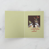 (#18) een feestelijke kerstkaart hebben feestdagen kaart (Binnen)