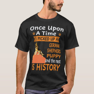 18 Eens Heb Ik Een Duitse Herdershond Opgepakt  T-shirt