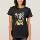18 en 18 jaar oud 18 jaar oud diamant C T-shirt (Voorkant)