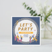 18 en levend gevoel: de viering van de verjaardag kaart (Staand voorkant)