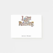 *~* 18 Floral IK ONTVANG NU AP85 Manifesting Post-it® Notes (Voorkant)