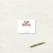 *~* 18 Floral IK ONTVANG NU AP85 Manifesting Post-it® Notes (Op bureau)