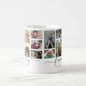 18 Foto Collage Cute Family Love Memory Koffiemok (Center)