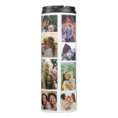 18 Foto Collage Cute Family Love Memory Thermosbeker (Achterkant)