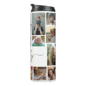 18 Foto Collage Cute Family Love Memory Thermosbeker (Geroteerd rechts)