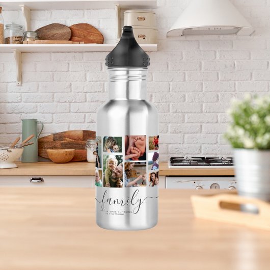 18 Foto Collage Cute Family Love Memory Waterfles