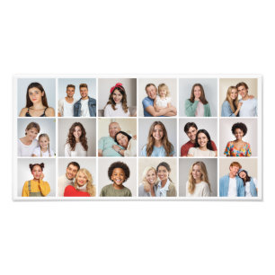 18 Foto Collage Editable Color Photo Enlargement Afdruk