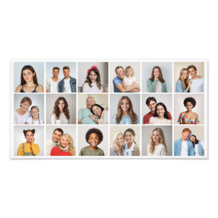 18 Foto Collage Editable Color Photo Enlargement Foto Afdruk