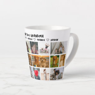 18 foto collage en gepersonaliseerde tekst foto ca latte mok