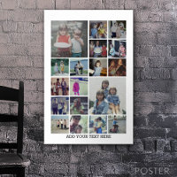 18 Foto Collage en Tekst - Kan worden bewerkt Zwar