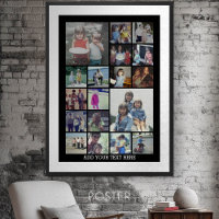 18 Foto collage en tekst - Kan zwart bewerken
