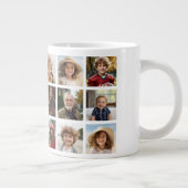 18 Foto Collage Grid - Familie en Vriend Galerij Grote Koffiekop (Rechts)