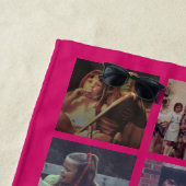 18 Foto collage met groot script en warm roze Strandlaken (In situ)