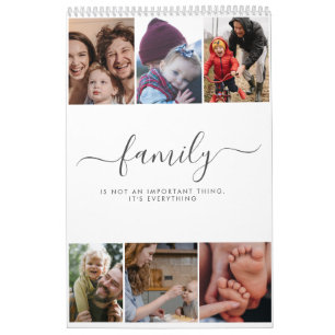 18 Foto Collage Schattig Familie Liefde Herinnerin Kalender